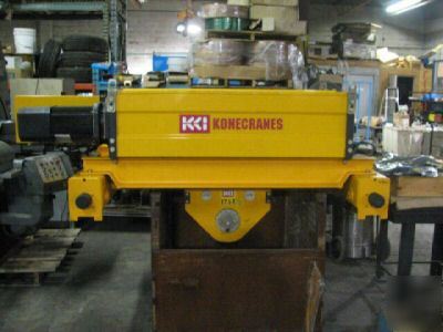 Kone konecranes 17.5 ton 35000LB 6' track crane hoist