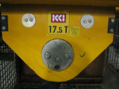 Kone konecranes 17.5 ton 35000LB 6' track crane hoist