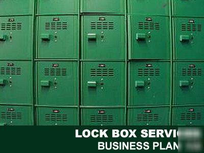 Lock box service rental company - business plan