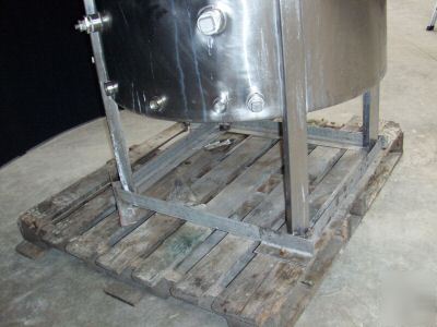 165 gallon 316 stainless steel mixer tank