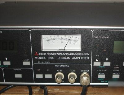 Eg&g princeton 5209 high perf. phase lock-in amplifier 