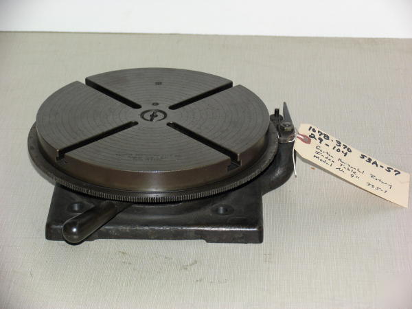 Gorton horizontal rotary index table