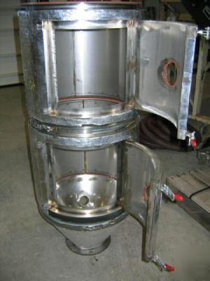 Stainless steel insulated hopper dryer (4449)