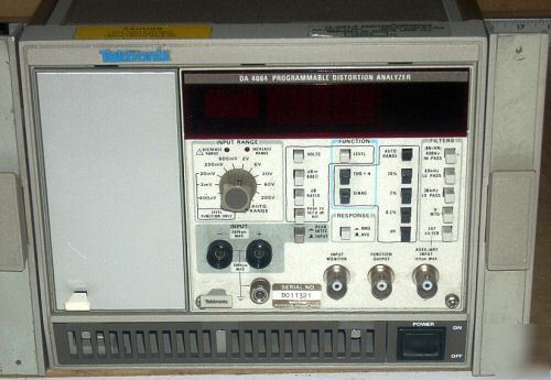 Tek DA4084 (AA5001) programmable distortion analyzer