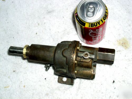 Vintage brass oberdorfer 60 rotary hit miss gear pump