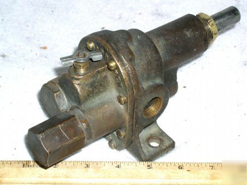 Vintage brass oberdorfer 60 rotary hit miss gear pump