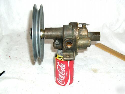 Vintage brass oberdorfer 60 rotary hit miss gear pump