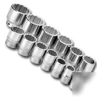 13 pc. metric 12 pt socket set -s k tools