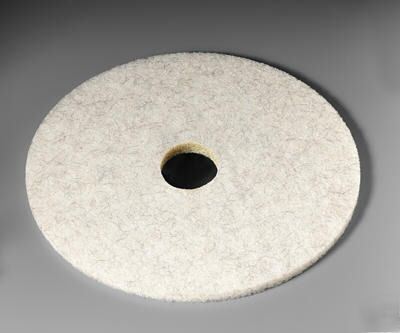 3M natural blend white burnish pad 3300, 20