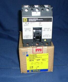 Sqd #FCL34045 extra high interrupt 3P/480V/45AMP 