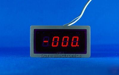 3 1/2 digital red led ac 0~500V volt panel meter