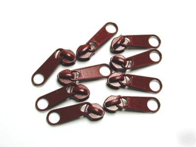 #5 nylon coil zipper sliders long (520) red wine 100PCS
