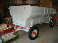Antique grain wagon