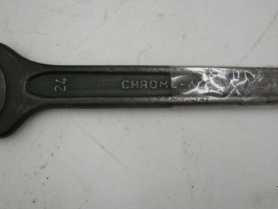 Chrome alloy 22/24 mm open wrench #6104