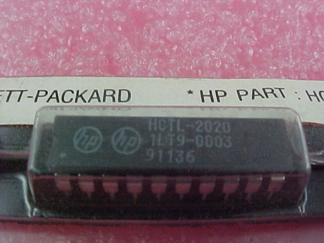 Hctl-2020 quadrature decoder/counter interface ic