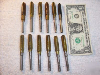 Lot of 12 taps, 7/16-14 GH3, 3 flute, tool