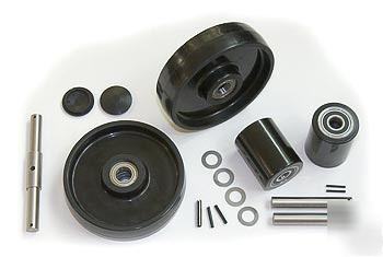 Multiton tm,j palletjack aftermarket complete wheel kit