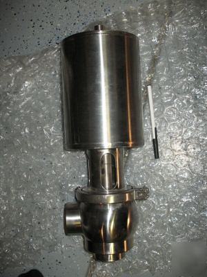 New sudmo stainless steel pneumatic valve weld type 