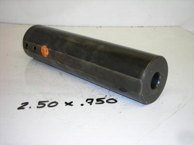 Used cnc boring bar sleeve o.d. 2.50 '' i.d. .750'' 