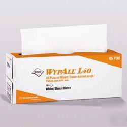 Wypall* L40 wipers pop up box white 900/cs - kcc 05790