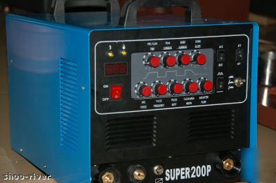 200AMP ac/dc pulse tig 3IN1 welder plasma cut/mma/ tig