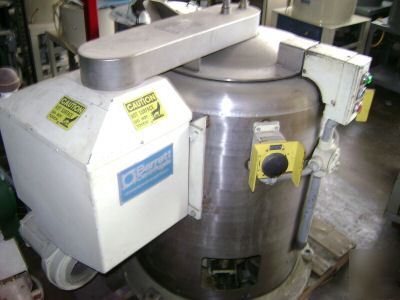 Barrett centrifugal parts washing sys w- recovery unit