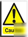 Caution sign-s. rigid-200X250MM(wa-048-re)