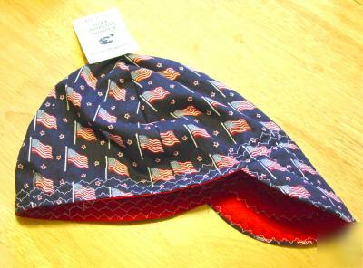 New usa flag american mini stars welding hat 7 3/4