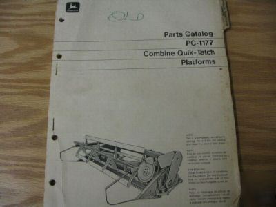 John deere combine quick tatch platforms parts catalog