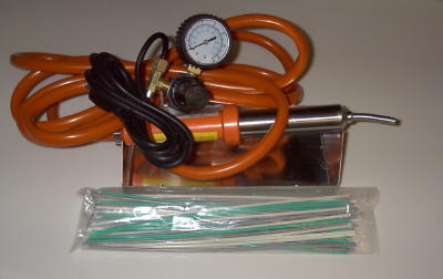 Plastic welder welding kit w/55 rods