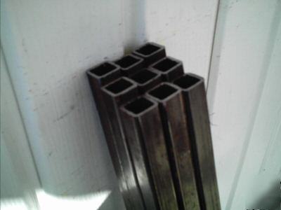 9 pieces square tubing 1 x 1 x 11 ga. x 4' 0