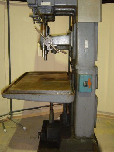 Leland-gifford 3 spindle drill press MT2 table 48 x 25 