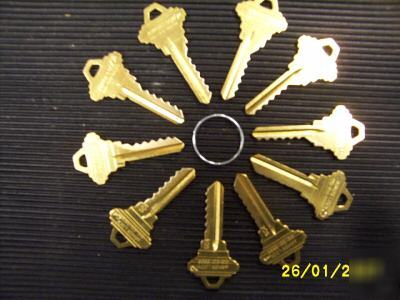 Locksmith space & depth keys schlage 6-pin SC4 lot