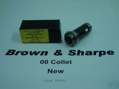 New brown & sharpe 00 collet 7/16