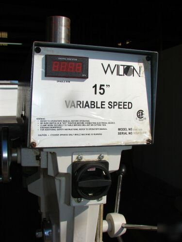 New wilton variable drill press A5816 1 hp almost 