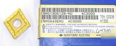 Sumitomo cnmg 643 emu coated carbide turning insert