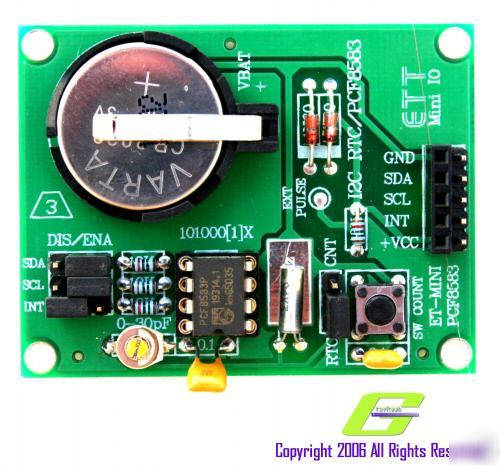 Mini-rtc (I2C real time clock) basic stamp, pic, atmel