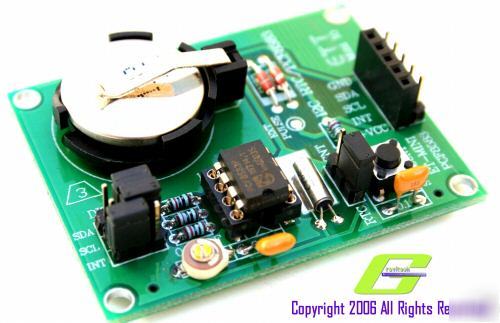 Mini-rtc (I2C real time clock) basic stamp, pic, atmel