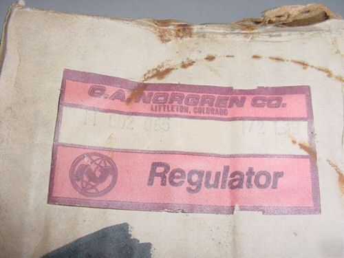 New norgren co air regulator old stock usa tool 250 psi