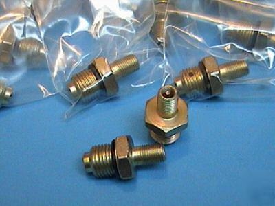 Lot of 12 industrial schrader air valve stem fittings