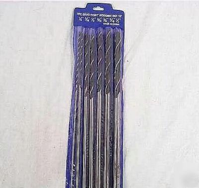 7 piece 12 inch drill bit set 1/8â€ - 1/2â€ --outstanding