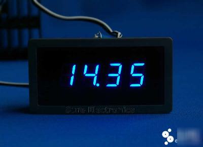 3Â½ digital blue led dc 0~Â±20V volt panel meter