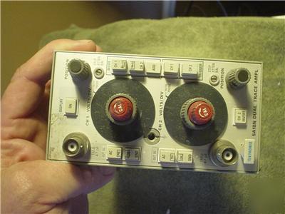 Tektronix 5A18N plug in dual trace amplifier