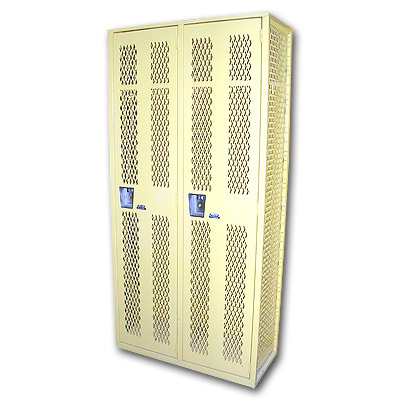 List industries superior 2 door lockers yellow