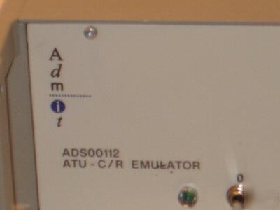 Admit model ADS00112 atu-c/r emulator no way to test