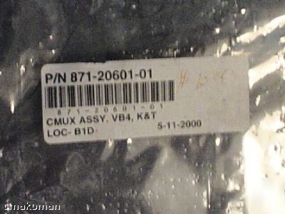 K&t p/c cmux assy p/n 871-20601-01 k&t VB4