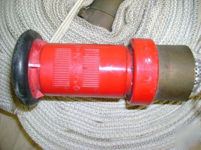 Polyflex 1 1/2 fire hose with ufs nozzle