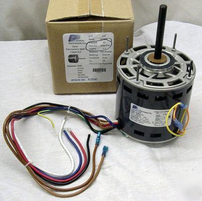 3/4 hp 1075 230 v 3 speed furnace blower fan motor 3590