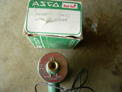 Asco red hat solenoid & valve 1/4