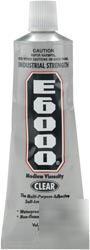 E6000 industrial strength clear adhesive glue 3.7 oz